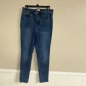 Madewell Blue Skinny Jeans Fit Classic Denim Soft and Stretchy